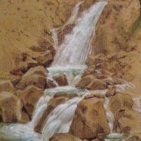 Lillafüredi vízesés / Waterfall in Lillafüred (1954)